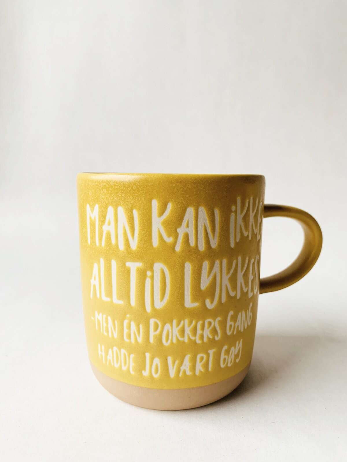 Krus h 9,5 cm "Man kan ikke altid lykkes"